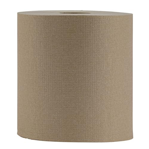 Toallas de papel sin perforar Boardwalk, 1 capa, 8 x 800 ft, natural, 6 rollos/caja - imagen 5