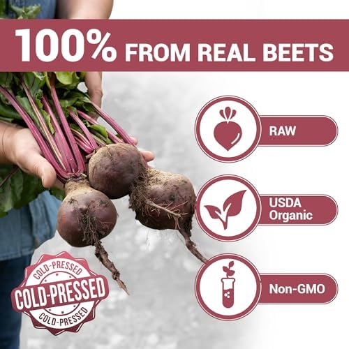 Polvo de Remolacha Orgánica Cruda Dr. Berg de Remolachas Cultivadas – Certificado Orgánico USDA para Apoyar Niveles de Óxido Nítrico, Energía, Flujo - imagen 3
