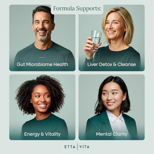 Suplemento Detox y Reparación del Hígado - Detox de Microplásticos y Zeolita para Salud Digestiva, Cognición y Energía Natural - Glutatión, NAC, - imagen 4