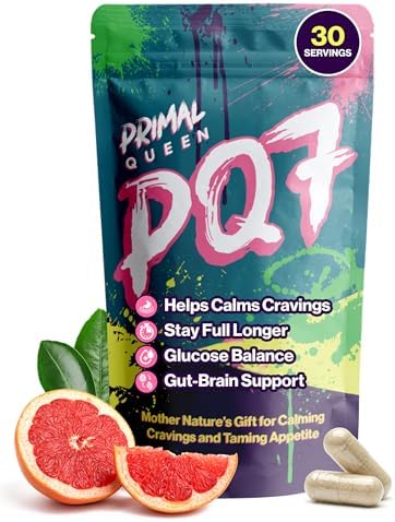Suplemento Primal Queen PQ7 para Control de Apetito en Mujeres – Ayuda a Controlar Antojos, Hambre y Señales de Saciedad – Fórmula Sin Estimulantes - imagen 1