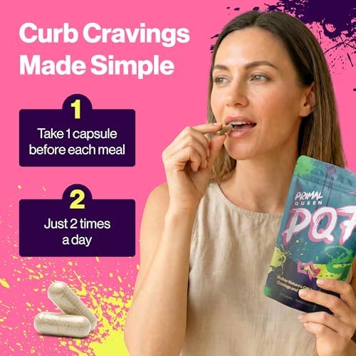 Suplemento Primal Queen PQ7 para Control de Apetito en Mujeres – Ayuda a Controlar Antojos, Hambre y Señales de Saciedad – Fórmula Sin Estimulantes - imagen 6