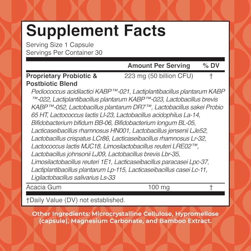 Probioticos Diarios 3 en 1 MARYRUTH'S para Mujeres | Soporte Hormonal y Salud Digestiva | 50 Mil Millones CFU | Vegano | 30 Cápsulas - imagen 2