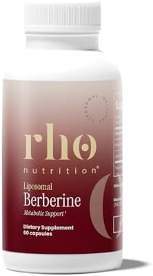 Cápsulas de Berberina Liposomal Rho Nutrition - Suplemento de Alta Absorción para Apoyar la Inmunidad, Salud Digestiva y Metabólica (60 Cápsulas) - imagen 1