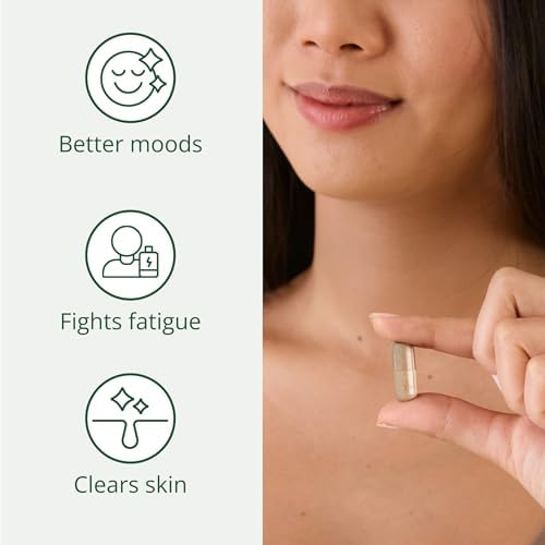 Semaine Balance Hormonal – Piel más clara, mejor estado de ánimo, sueño profundo y hormonas felices. Cápsulas veganas sin hormonas, apoyo - imagen 2