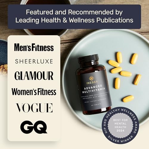 Inessa Multivitamínico Metilado para Hombres y Mujeres - Multivitaminas Naturales Diarias con CoQ10 100mg, Vitaminas D3, K2, A, Complejo B, Ácido - imagen 5