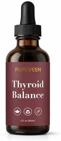 Pureveen Balance de Tiroides, Gotas de Soporte para Mujeres, Suplemento Líquido con Cardo Mariano, Selenio, Zinc y Magnesio, 60ML - imagen 1