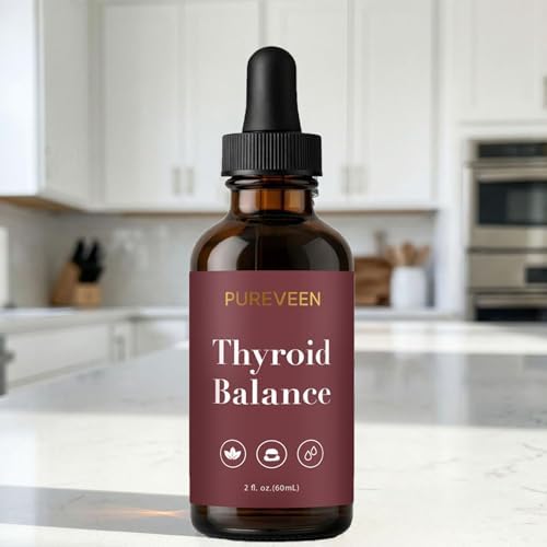 Pureveen Balance de Tiroides, Gotas de Soporte para Mujeres, Suplemento Líquido con Cardo Mariano, Selenio, Zinc y Magnesio, 60ML - imagen 8