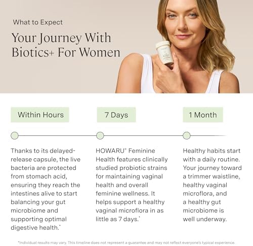 Biotics para Mujeres de Stonehenge Health, Probiótico 70 Mil Millones CFU, 24 Cepas + Fibra Prebiótica, Soporte Digestivo, Inmunológico y del Ánimo, - imagen 3