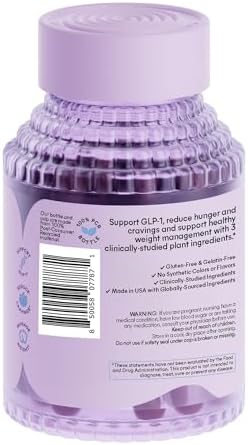 Lemme GLP-1 Soporte Diario, Ingredientes Clínicamente Estudiados para Reducir el Hambre y Antojos, Promover la Producción de GLP-1, 1 Mes de - imagen 7