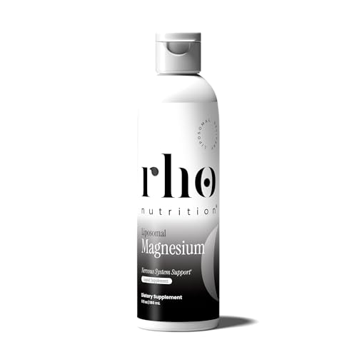 Rho Nutrition Magnesio Liposomal - Suplemento Líquido de Bisglicinato de Magnesio de Alta Absorción - Apoya la Recuperación Muscular, Relajación y - imagen 1