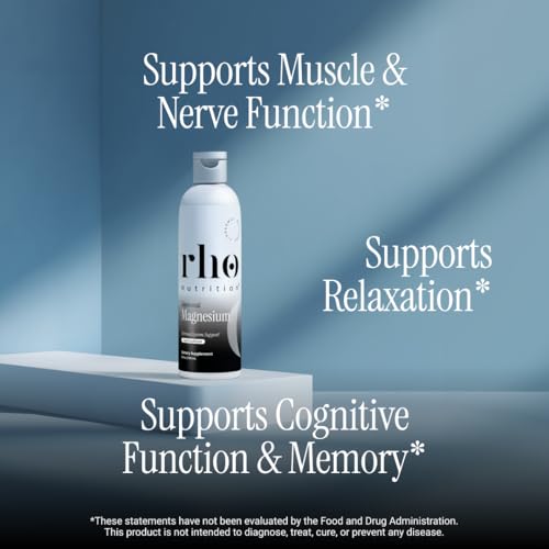 Rho Nutrition Magnesio Liposomal - Suplemento Líquido de Bisglicinato de Magnesio de Alta Absorción - Apoya la Recuperación Muscular, Relajación y - imagen 4