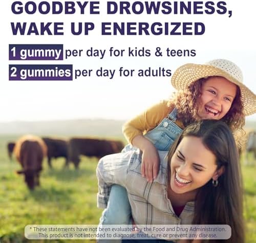Gomitas de Magnesio Glicinato 500mg/250mg para Adultos, Niños y Adolescentes, Sin Azúcar, Suplemento Calmante para Dormir, con L-Teanina, Glicina y - imagen 7