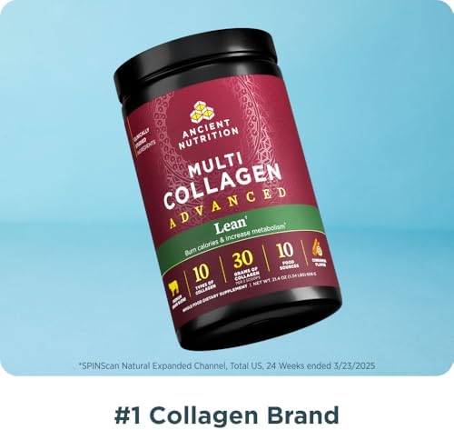 Colágeno Hidrolizado Avanzado en Polvo Ancient Nutrition con Probióticos y Vitamina C, Canela, 25 Porciones, Apoya el Control de Peso y el Desarrollo - imagen 4