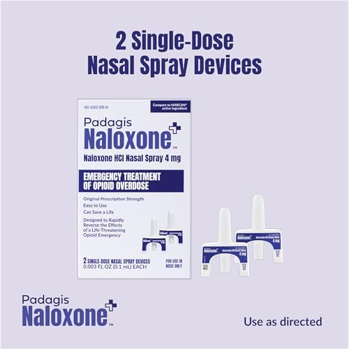 Spray Nasal Naloxona HCI Padagis, 4 mg – Tratamiento de Emergencia para Sobredosis de Opioides, 2 Dosis de Uso Único - imagen 4