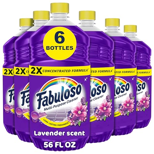 Fabuloso Limpiador Multiusos 2X, Limpiador de Pisos Sin Enjuague, Frescura Duradera, Aroma a Lavanda, 56 fl oz - imagen 3