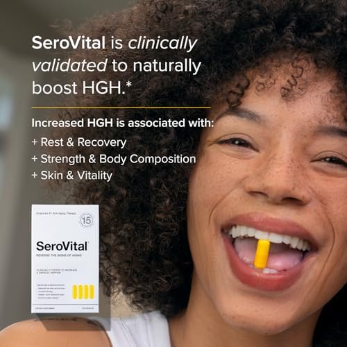 Complejo Renovador Serovital - Suplementos Antienvejecimiento - Aminoácidos y Péptidos - Mejora de Energía e Inmunidad, Sueño Profundo, Suministro - imagen 3