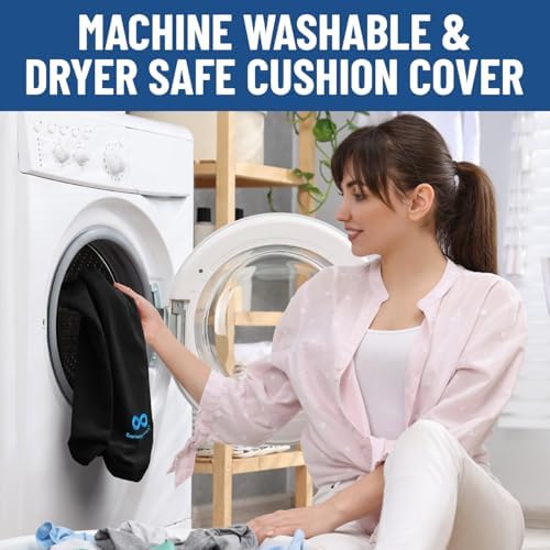 Cojín de Silla de Ruedas Everlasting Comfort con Gel de Memoria - Alivio de Presión y Confort para Adultos y Personas Mayores - Funda Antideslizante - imagen 7