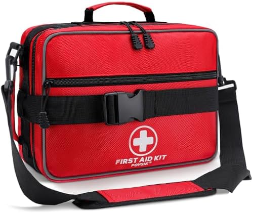 Kit de ros Auxilios Poygik Premium de 420 Piezas para Hogar, Auto, Viajes, Camping, Oficinas y Emergencias al Aire Libre - imagen 1