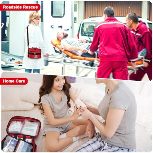Kit de ros Auxilios Poygik Premium de 420 Piezas para Hogar, Auto, Viajes, Camping, Oficinas y Emergencias al Aire Libre - imagen 5