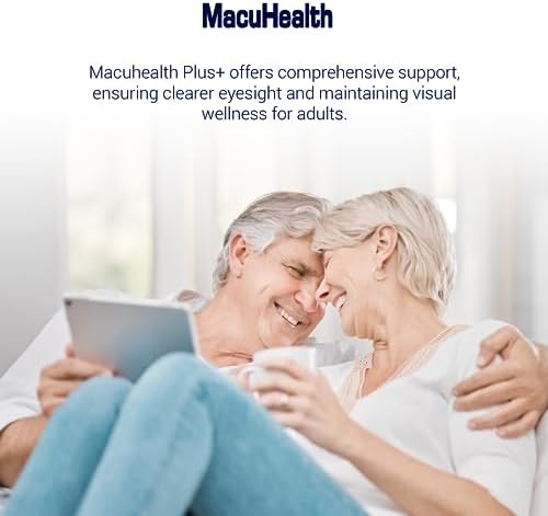 Suplemento de Vitaminas para los Ojos MacuHealth Plus+ para Adultos - Suministro para 90 Días con Luteína, Zeaxantina y Meso-Zeaxantina - Sin Sabor - imagen 4