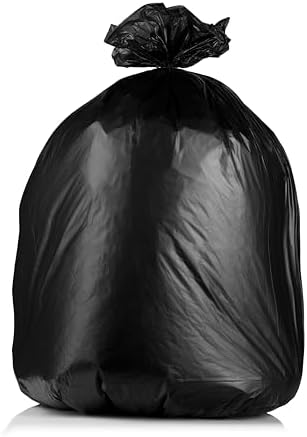 Bolsas de Basura de 55-60 Galones Resistentes - Paquete de 150 Bolsas Grandes - Forros de Basura Negros Comerciales - Hecho en EE. UU. - imagen 7