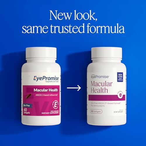 Vitaminas Oculares EyePromise Macular Health - 60 Softgels, Suministro de 30 Días - Suplementos para la Salud de los Ojos Sin Zinc con Omega 3, - imagen 2