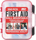 Kit de ros Auxilios M2 BASICS de 350 Piezas, Estuche Duro Montable en Pared con Compartimentos de Doble Capa para Oficina, Casa, Auto y Almacén - imagen 1