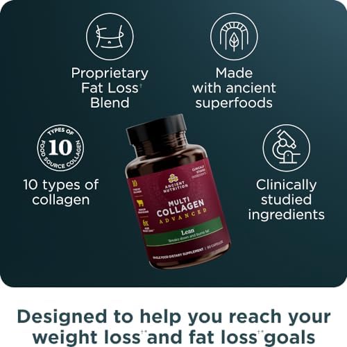 Ancient Nutrition Multi Colágeno Avanzado con Probióticos, Péptidos de Colágeno Hidrolizados para Pérdida de Peso Saludable, 90 Cápsulas - imagen 2