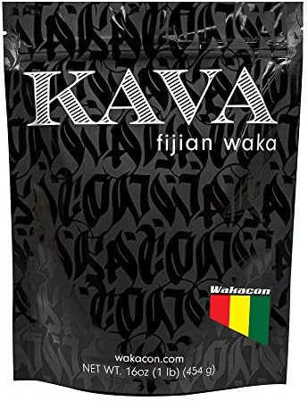 Wakacon Polvo de Raíz de Kava Kava – Auténtico Kava Noble de Fiji – Premium, de Sostenibilidad Responsable, 16 Oz - imagen 1