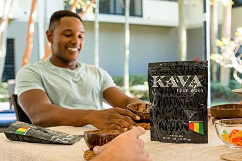 Wakacon Polvo de Raíz de Kava Kava – Auténtico Kava Noble de Fiji – Premium, de Sostenibilidad Responsable, 16 Oz - imagen 4