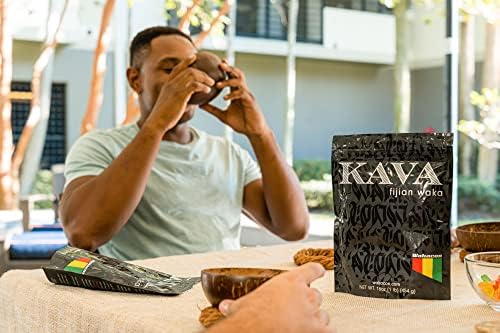 Wakacon Polvo de Raíz de Kava Kava – Auténtico Kava Noble de Fiji – Premium, de Sostenibilidad Responsable, 16 Oz - imagen 8