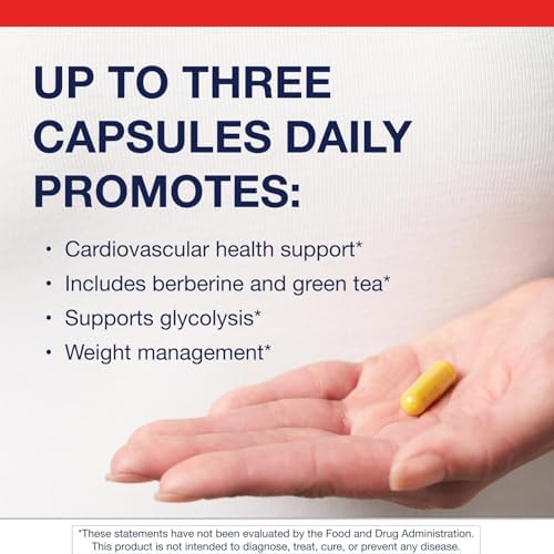 Metagenics Berberine GT - Suplemento de Berberina 500 mg - Apoya la Salud Cardiaca, Colesterol Saludable y Metabolismo de Carbohidratos - 60 Cápsulas - imagen 2