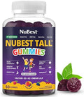 Gomitas NuBest Tall para Niños de 2 Años en Adelante y Adolescentes | Fortalece Huesos, Inmunidad y Digestión con Calcio, Vitamina D3, K2, Complejo - imagen 1
