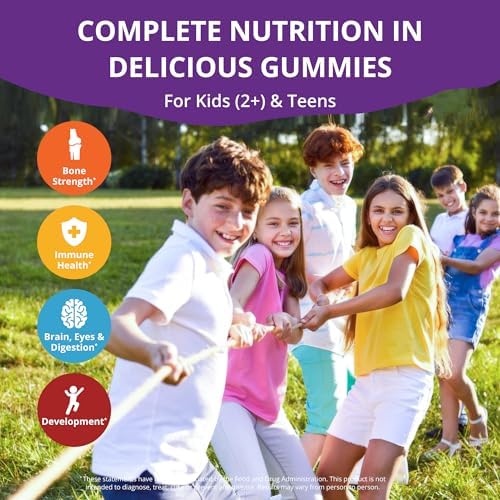Gomitas NuBest Tall para Niños de 2 Años en Adelante y Adolescentes | Fortalece Huesos, Inmunidad y Digestión con Calcio, Vitamina D3, K2, Complejo - imagen 2