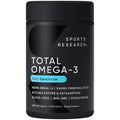 Sports Research® Aceite de Pescado Omega-3 Total 2200mg - Krill Antártico con Astaxantina, Salmón Sockeye y Abadejo de Alaska - 960mg de EPA y DHA - - imagen 1