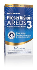 Vitaminas para los Ojos PreserVision AREDS3, Recomendadas por Médicos, Fórmula AREDS2 con 8 Vitaminas B, Suplemento Macular 3 en 1, 160 Softgels - imagen 1