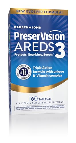 Vitaminas para los Ojos PreserVision AREDS3, Recomendadas por Médicos, Fórmula AREDS2 con 8 Vitaminas B, Suplemento Macular 3 en 1, 160 Softgels - imagen 1