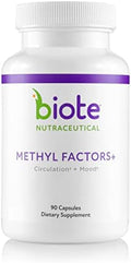 Biote Nutraceuticals - Methyl Factors+ - Circulación y Estado de Ánimo (90 Cápsulas) - imagen 1