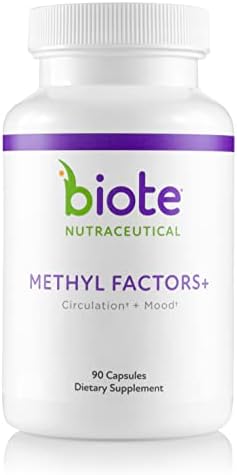 Biote Nutraceuticals - Methyl Factors+ - Circulación y Estado de Ánimo (90 Cápsulas) - imagen 1