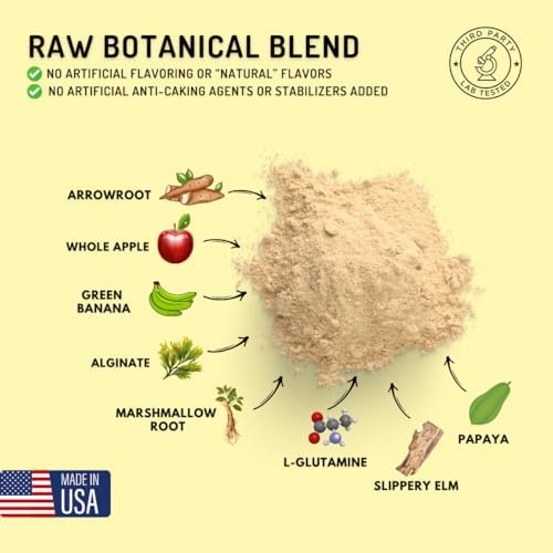 Pólvora para Reflujo Ácido Soothe Naturals - L Glutamina para la Salud Digestiva, Reparación de Intestino Permeable, 30 Porciones - imagen 6