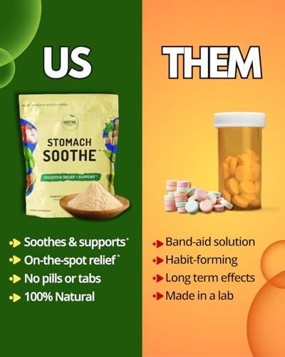 Pólvora para Reflujo Ácido Soothe Naturals - L Glutamina para la Salud Digestiva, Reparación de Intestino Permeable, 30 Porciones - imagen 7