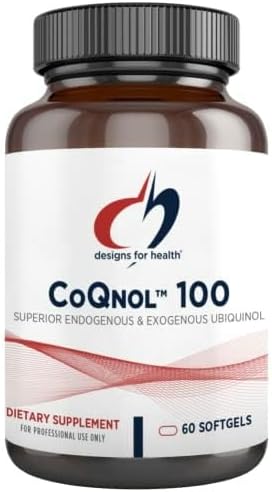 CoQnol 100mg de Designs for Health - Ubiquinol CoQ10 con Alta Biodisponibilidad + Tecnología de Absorción Exclusiva - Doble Refuerzo de Coenzima Q10 - imagen 4