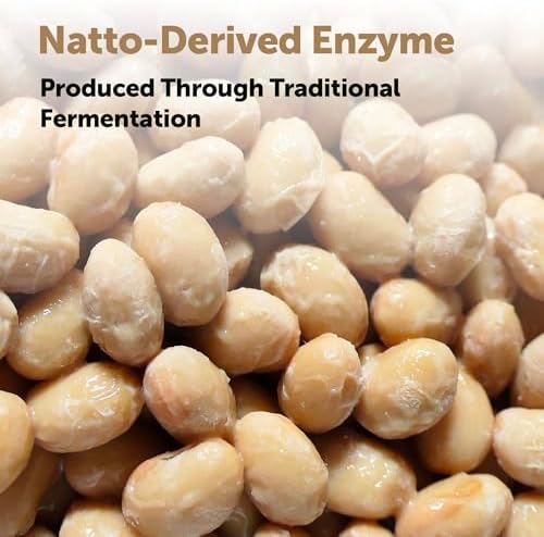 Micro Ingredients Nattokinasa 10,000 FU por Porción (Extracto Natural de Natto), 240 Cápsulas Vegetarianas | Con CoQ10, Cúrcuma, Ajo Envejecido y - imagen 4