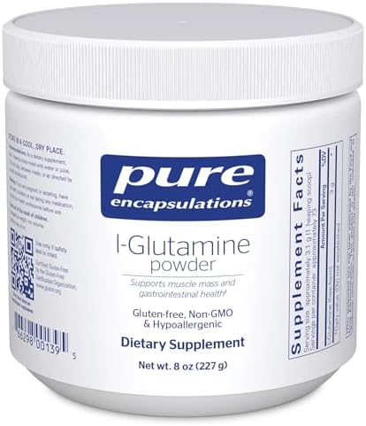Pure Encapsulations L-Glutamina en Polvo - Suplemento para Soporte Inmunológico y Digestivo, Salud Intestinal y Metabolismo - 8 Onzas - imagen 1