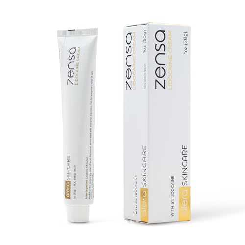 Crema Anestésica Zensa 5% Lidocaína, Alivio del Dolor Máxima Fuerza, Rápida Absorción, Larga Duración, Hipoalergénica, Con Vitamina E, Vegana, 30g - imagen 1