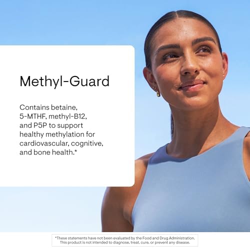 THORNE - Methyl-Guard - Apoya la Metilación para un Corazón, Vasos Sanguíneos, Cerebro y Huesos Saludables* - Vitaminas B6 y B12, Folato (5-MTHF) y - imagen 3