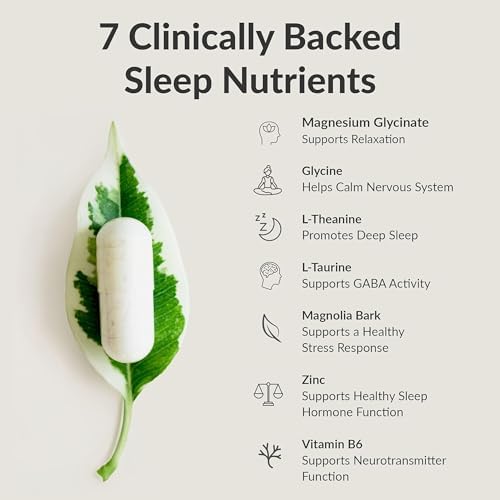 Cápsulas BIOptimizers Sleep Breakthrough - Suplemento Natural para el Sueño | Alivio Calmante para Adultos | No Adictivo | 60 Cápsulas - imagen 5