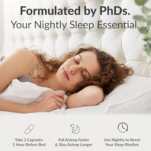 Cápsulas BIOptimizers Sleep Breakthrough - Suplemento Natural para el Sueño | Alivio Calmante para Adultos | No Adictivo | 60 Cápsulas - imagen 7
