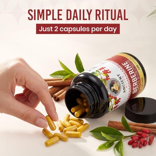 Ancient Bliss Berberina HCL 1200mg con Canela de Ceilán, Melón Amargo y Extracto de Té Verde - 120 Cápsulas - imagen 5