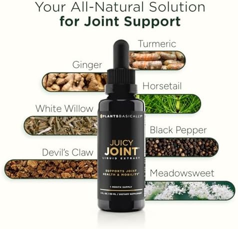 Suplementos de Soporte Articular Juicy Joint Extract - 100% a Base de Plantas para Hombres y Mujeres | Movilidad, Alivio y Recuperación Articular | - imagen 3